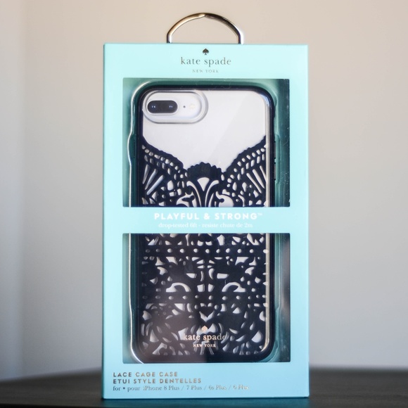 kate spade Accessories - NWT Kate Spade Clear Lace Phone Case iPhone Plus